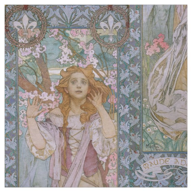 Tissu Alphonse Maria Mucha (Échantillon)