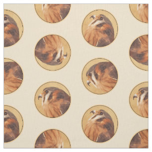 Tissu American Kestrel Painting Original Wild Bird Art
