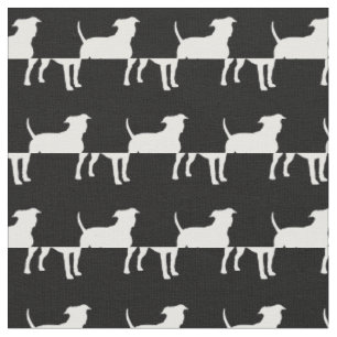 Tissu American Staffordshire Chien Silhouette Animaux de