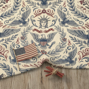 Tissu Americana Eagles Stars & Stripes ID1298