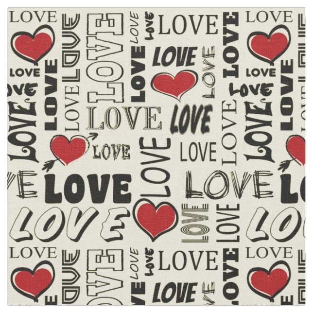 Tissu Amour (Fermer)
