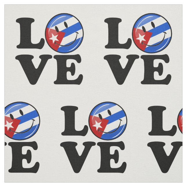 Tissu Amour Cubain (Échantillon)