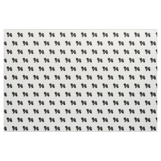 Tissu Amour de Bichon Frise (Yard)