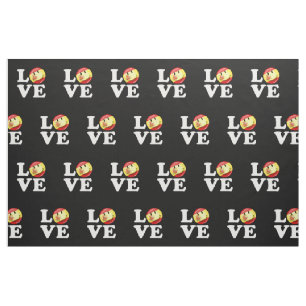 Tissu Amour de drapeau de sourire de l'Espagne