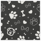 Amoureux des chiens paw aime le chiot de coeur noi