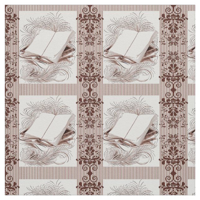 Tissu Amoureux des livres (Échantillon)