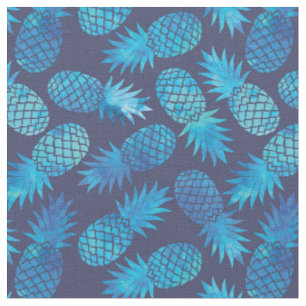 Tissu Ananas bleus de colorant de cravate