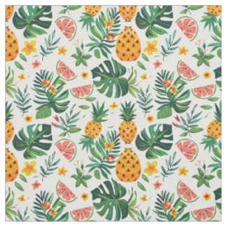 Tissu Ananas Pastèque
