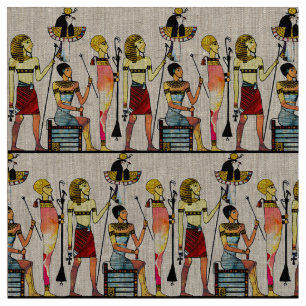 Tissu Ancien Égypte Pharaons Lavish Ormamentation