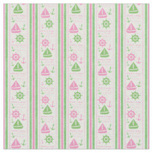 Tissu Ancres Éloignées Fille Baby shower nautique