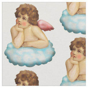 Tissu ange antique cherub