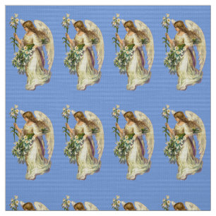 Tissu Ange vintage de Pâques