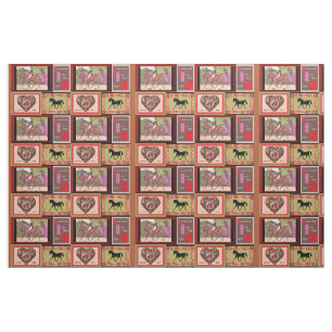 Tissu anglais d'équitation de cheval de dressage