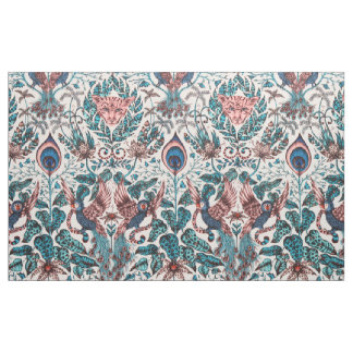 Tissu animal inspiré par la chinoiserie exotique