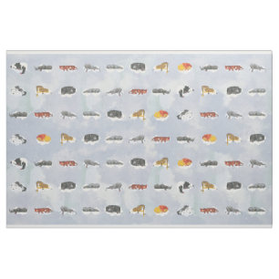 Tissu Animaux de sommeil pour piquer