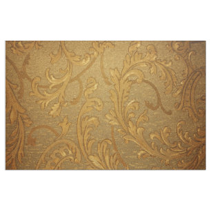 Tissu Antique, or, vintage, damassé, victorien, floral,