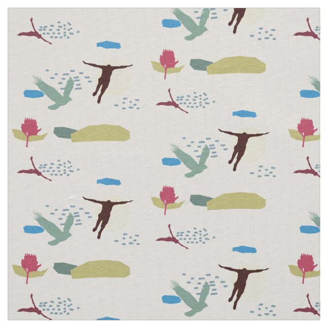 Tissu Apprendre à voler (Échantillon)