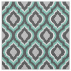 Aqua et Grey Ikat marocain