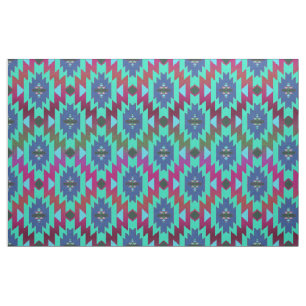 Tissu Aqua Ombre Style Sud-Ouest Belle