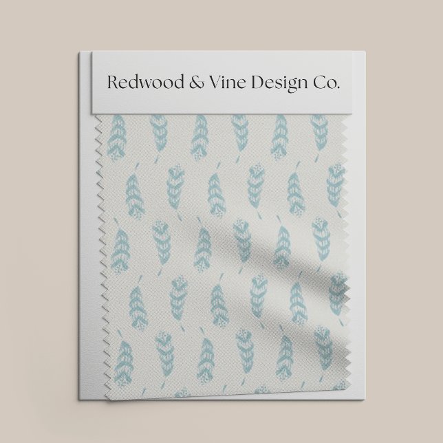 Tissu Aqua Peint à la main Motif (Créateur téléchargé)