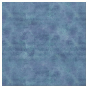 Tissu Aquarelle bleue Abstrait Clouds Motif