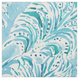 Tissu Aquarelle d'Aqua d'ÉCOULEMENT de PLUME