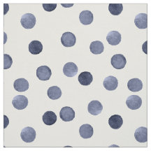 Aquarelle. En pois bleu.