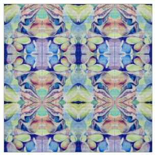 Tissu Aquarelle multicolore Vibrant Artdeco Abstrait