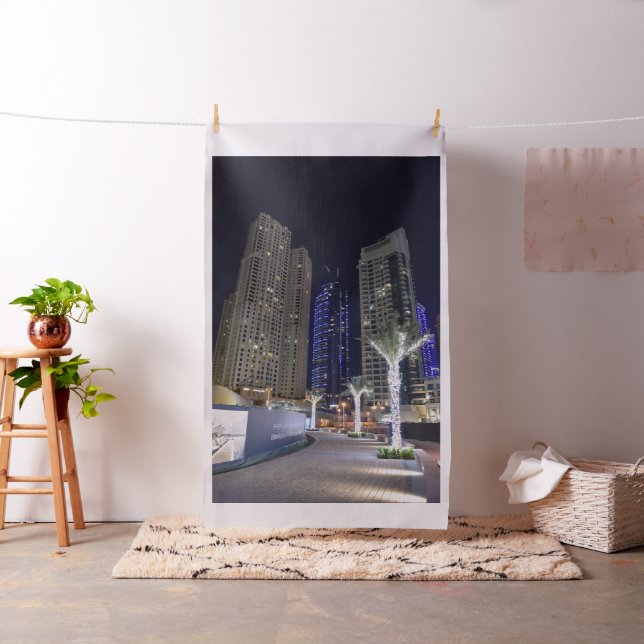 Tissu Architecture de Dubaï la nuit (In Situ)