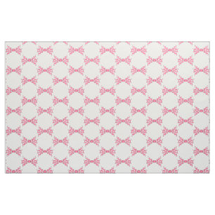 TISSU ARCS ROSES GIRLY CHICS DE POINT DE POLKA DE LA