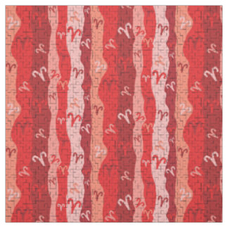 Tissu Aries Zodiac Stripes Carreaux cassés