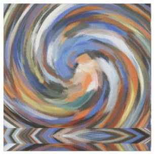 Tissu Art abstrait #37 de remous moderne