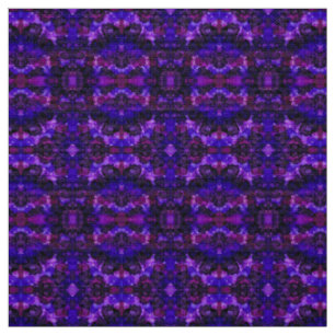 Tissu Art abstrait à l'encre alcoolique violet mystique