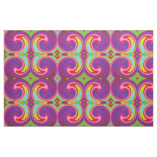 Tissu Art abstrait de tourbillon moderne
