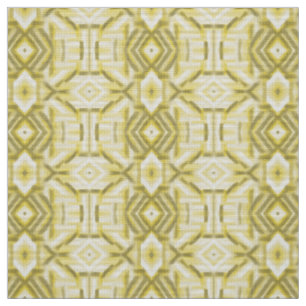 Tissu Art Abstrait Jaune au Pastel Doux Staccato