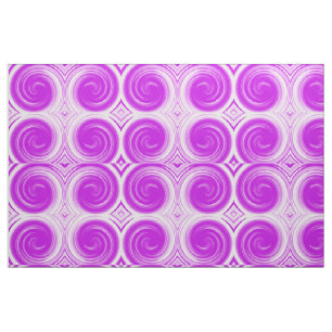 Tissu Art Abstrait moderne Purple Swirl #2