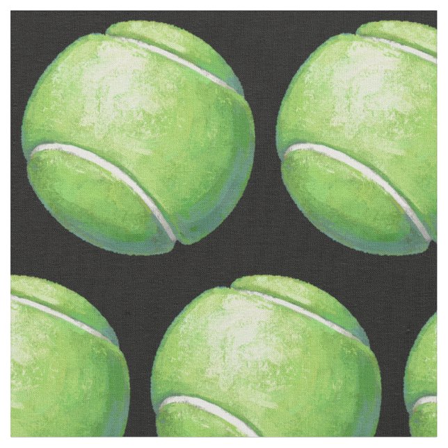 Tissu Art de balle de tennis (Fermer)