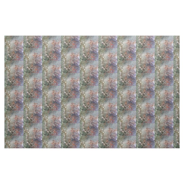 Tissu Art de coulée de fluide abstrait (Fat Quarter)