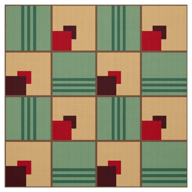 Tissu Art déco des années 1930 (Échantillon)
