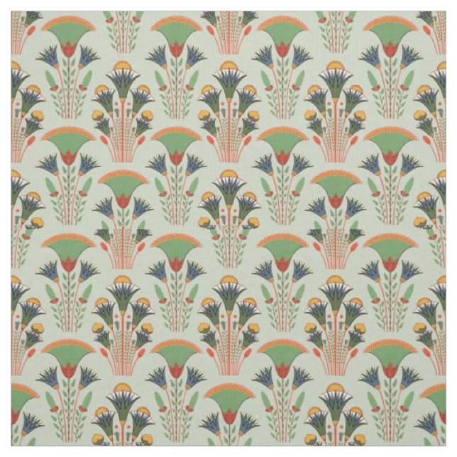 Tissu Art Deco Floral (Échantillon)