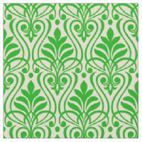 Art Déco Motif 01 - Vert chaux foncé sur blanc cas