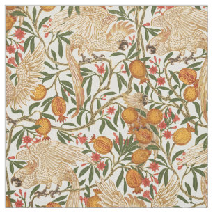 Tissu Art Nouveau Cockatoo Motif par Walter Crane