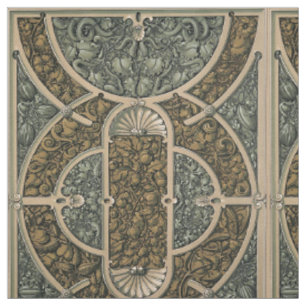 Tissu Art nouveau Foliing de l'époque victorienne par An
