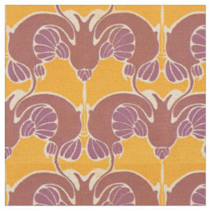 Tissu Art nouveau vintage Astarta Motif par K. Moser