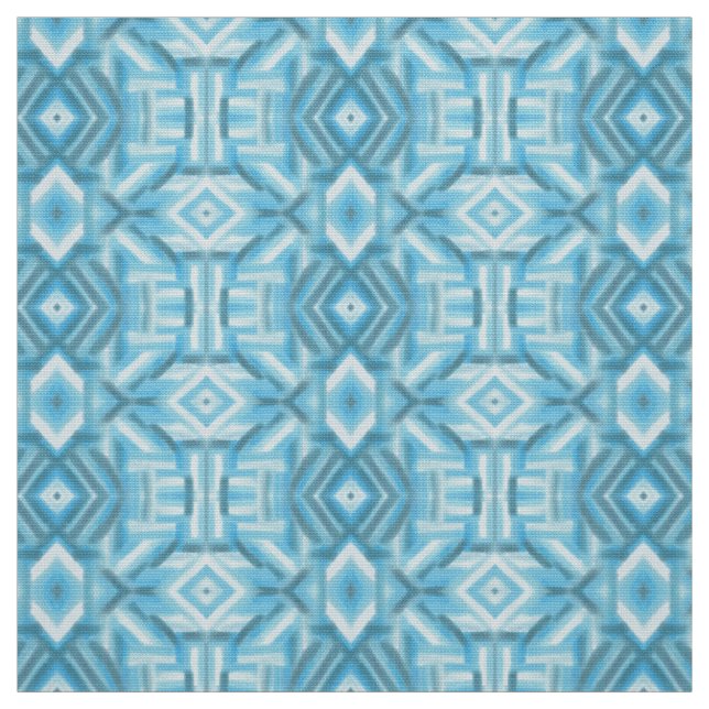 Tissu Art pastel doux abstrait bleu clair staccato (Échantillon)