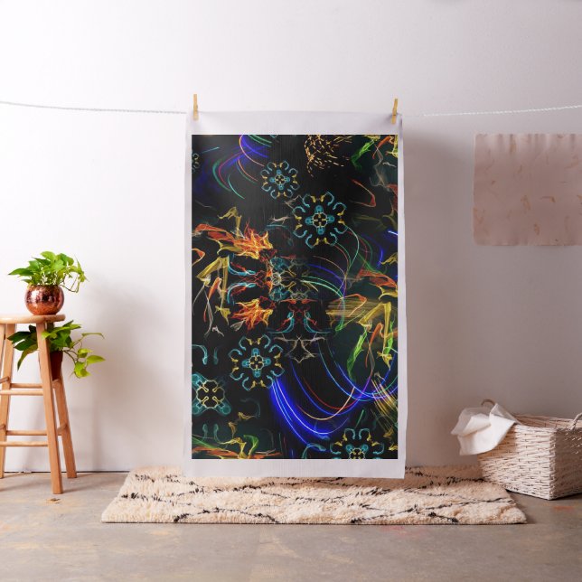 Tissu Art populaire de floraison de feux d'artifice (In Situ)