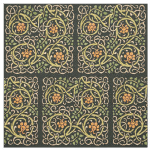 Tissu Arts et artisanat vintage motif floral Roycroft