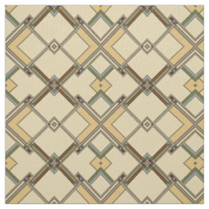 Tissu Arts et motif géométrique d'automne de métiers