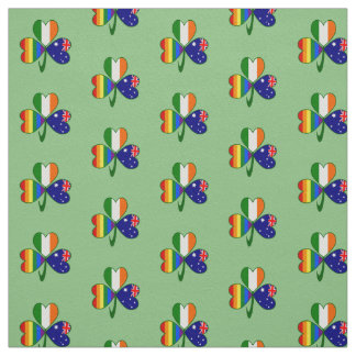 Tissu Australie Irlande Shamrock Gay pride