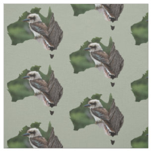 Tissu Australie Plan de pays Kookaburra dans un arbre